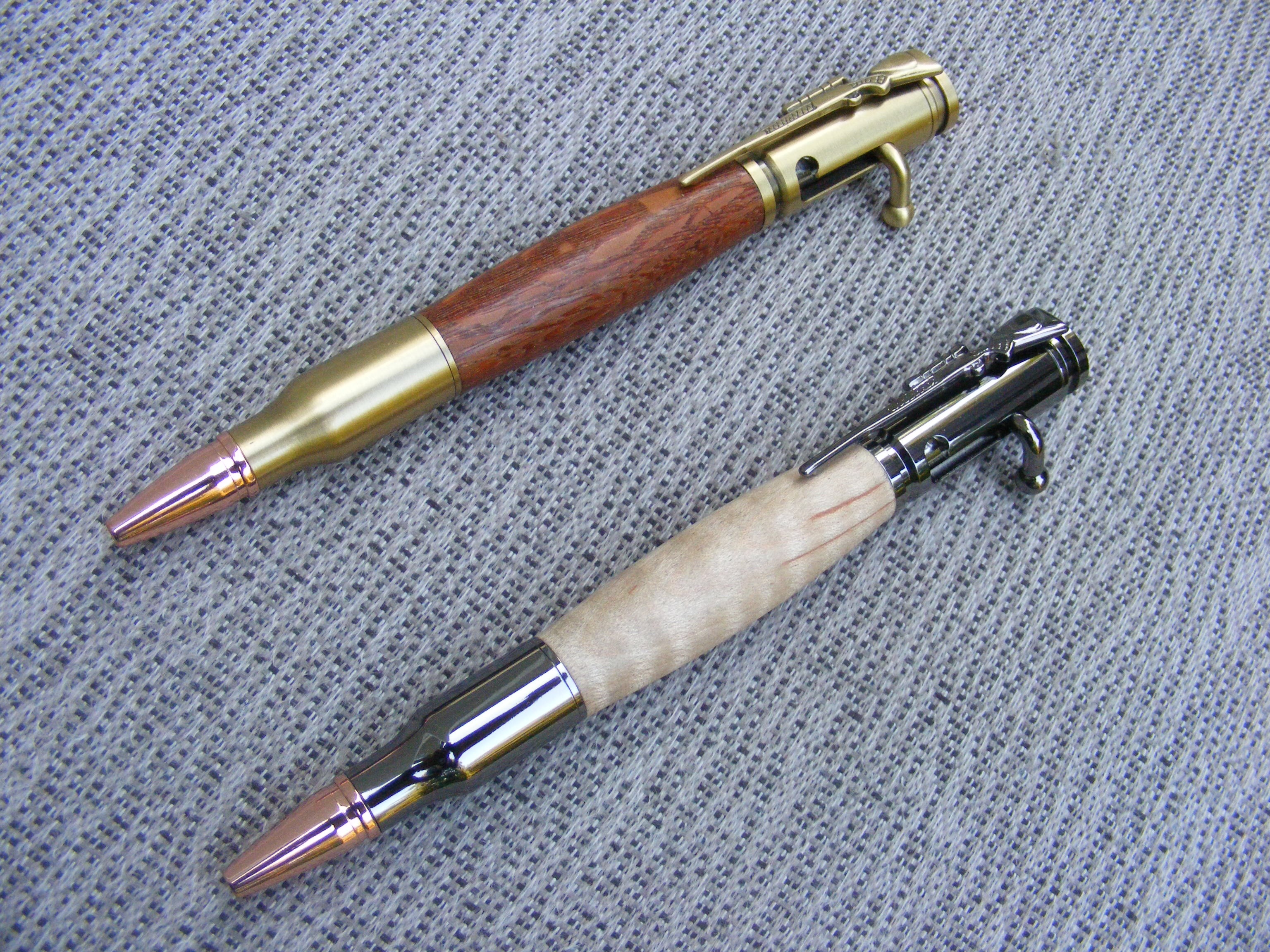 Bullet Pen 4 Pcs Gun Pen Brass Bullet Pens Bolt Action Gun Shaped