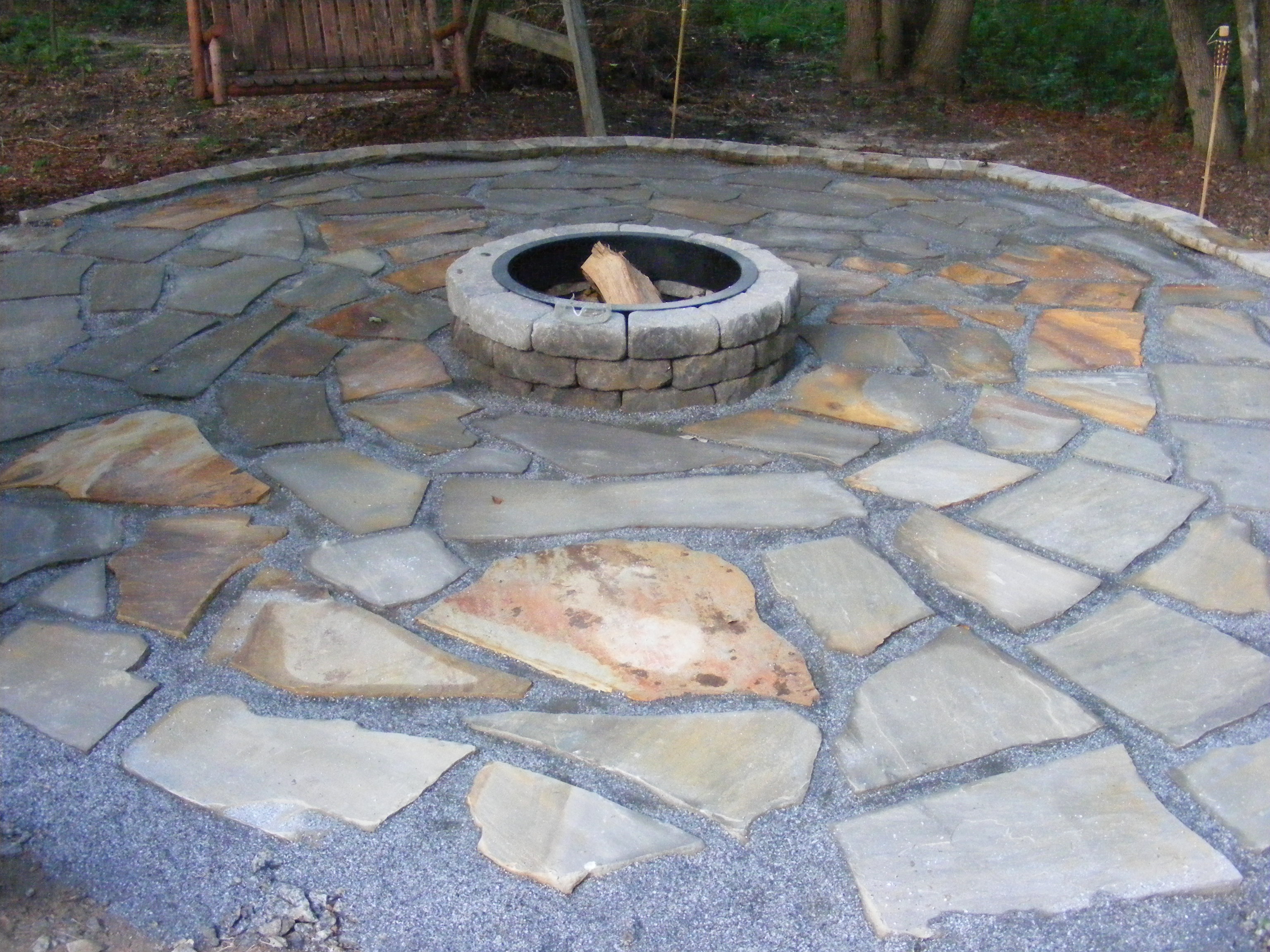 How to build a patio with flagstone