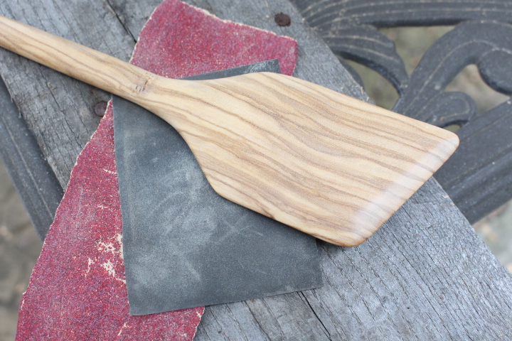 Roasted Maple Wooden Mini Spatula Blank for Home Carvers DIY 